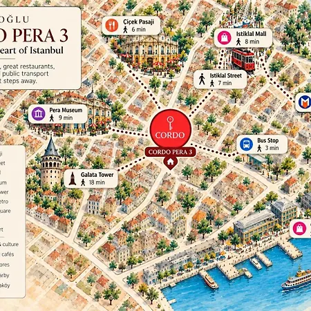 Apartamento Modern - Ac In Every - Near Taksim Estambul